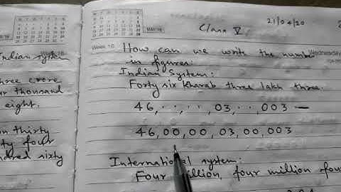 Class 5: Mathematics  - Numbers Names Introduction part 2 by Manoj Prasad Karn