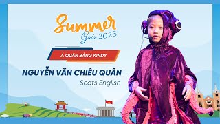 Á QUÂN BẢNG KINDY - BÉ NGUYỄN VĂN CHIÊU QUÂN 5 TUỔI | MY VIETNAM 2023 | Scots English