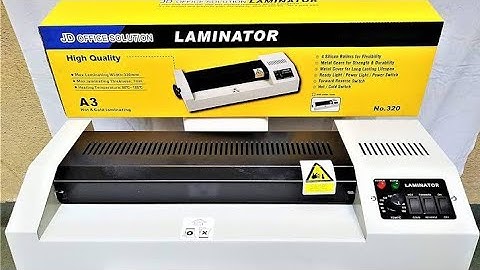 Laminate machine Unboxing EXCELAM ECO-12  Laminate Unboxing