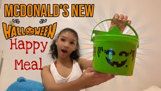 Reviewing the new McDonald’s Halloween kids meal 🎃 #kidsMeal #mcdonalds  #unboxing #halloween