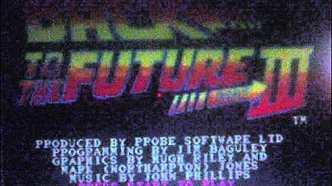 Back to the Future 3 Intro Sega Genesis