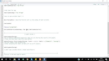 4. Label Variables and Label Values in R Studio (R programming)