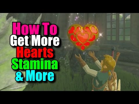 How to Increase Hearts, Stamina, Spirit Orbs, Goddess Statues & Shrines - Zelda Breath of the Wild