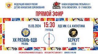 Кубок Третьяка U11. Рязань-ВДВ - Беркут | 15.05.2024, 15:30 МСК