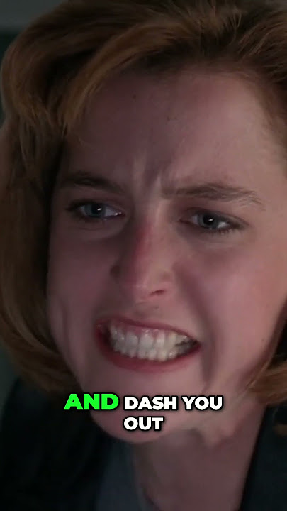 Dana Scully's Intense Confrontation FBI