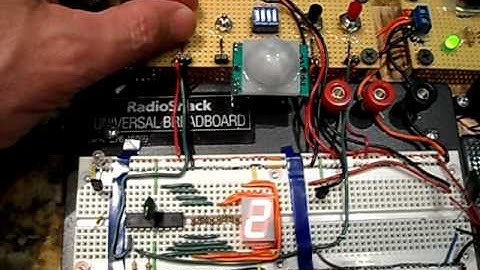 PIC16f88 simple up-down counter