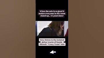 Thumbnail of 🎸 Ozzy Osbourne’s Reaction to Randy Rhoads’ Epic “Crazy Train” Solo! 🤯🔥