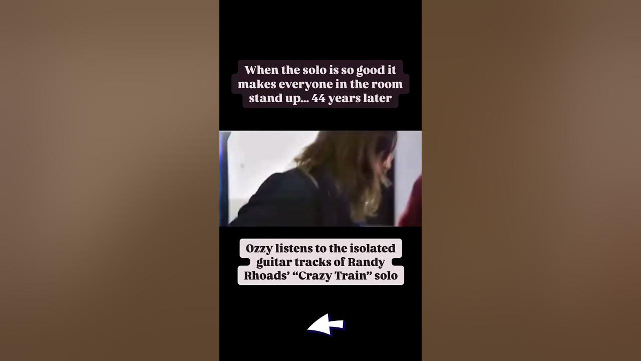 🎸 Ozzy Osbourne’s Reaction to Randy Rhoads’ Epic “Crazy Train” Solo! 🤯🔥