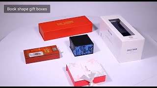 How to custom book shape packaging boxes