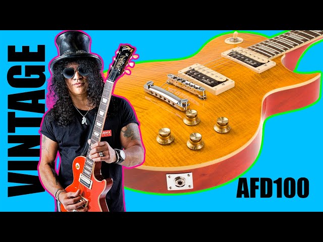 Vintage Les Paul V100 AFD Test Drive - Slow Blues (Slash's Guitar) class=