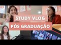 COMO É A PÓS GRADUAÇÃO DE PSICOLOGIA? -  study vlog pós graduação de psicologia #03