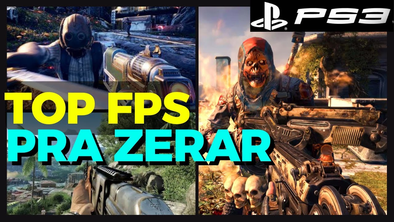 20 MELHORES JOGOS DE TIRO EM PRIMEIRA PESSOA (FPS) DO PS3 