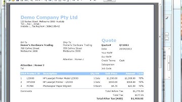 Full tour of Ezy Invoice 13