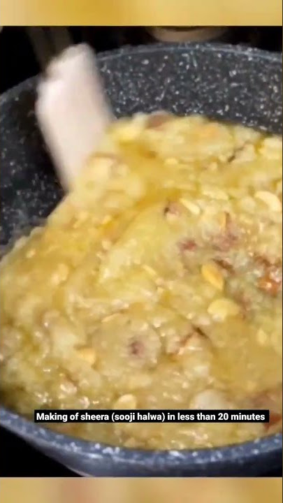 #shorts Making of popular Indian sweet - sheera, suji halwa, sooji halwa recipe #sheera #sujikahalwa