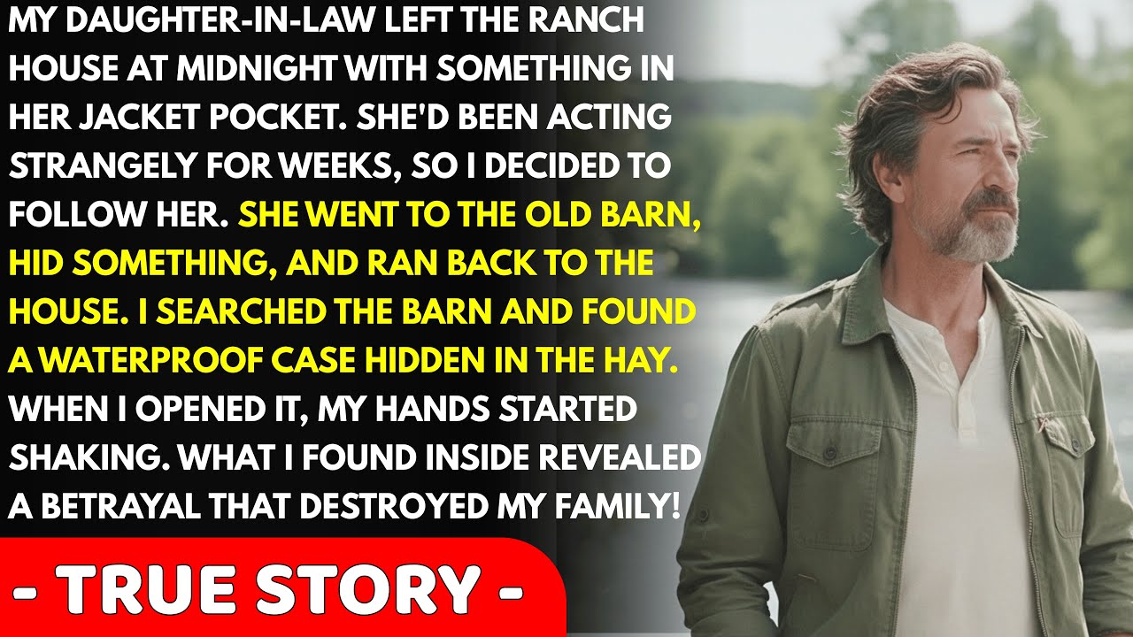 My DIL Snuck To The Barn At Midnight. When I Found What She Hid There, My Hands Started Shaking.