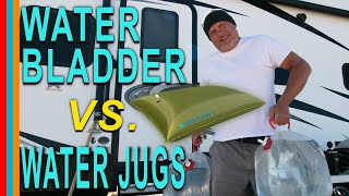 Water Bladder VS Water Jugs