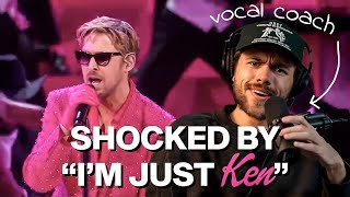 Vocal Coach Reacts to "I'm Just Ken" LIVE at the OSCARS