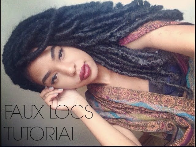 Faux Locs Tutorial with Marley Hair, Dreadlock extentions | Protective S...  - YouTube
