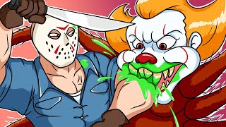 PENNYWISE vs JASON – La Película (Animación 3D Creepypasta Viernes 13 It 2)