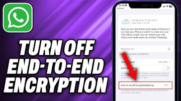 How To Turn Off WhatsApp end to end encryption on iPhone