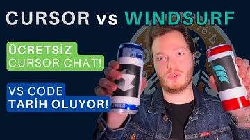 AI Editör Cursor mı Windsurf mü Daha İyi? ÜCRETSİZ Cursor Sohbet Kullanımı!