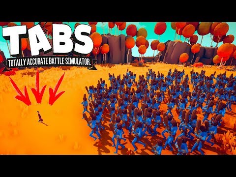 Видео: НЕПОБЕДИМЫЙ БОЕЦ! 100 БОМЖЕЙ против СЕКРЕТНЫХ ЮНИТОВ - Totally Accurate Battle Simulator (TABS/ТАБС)