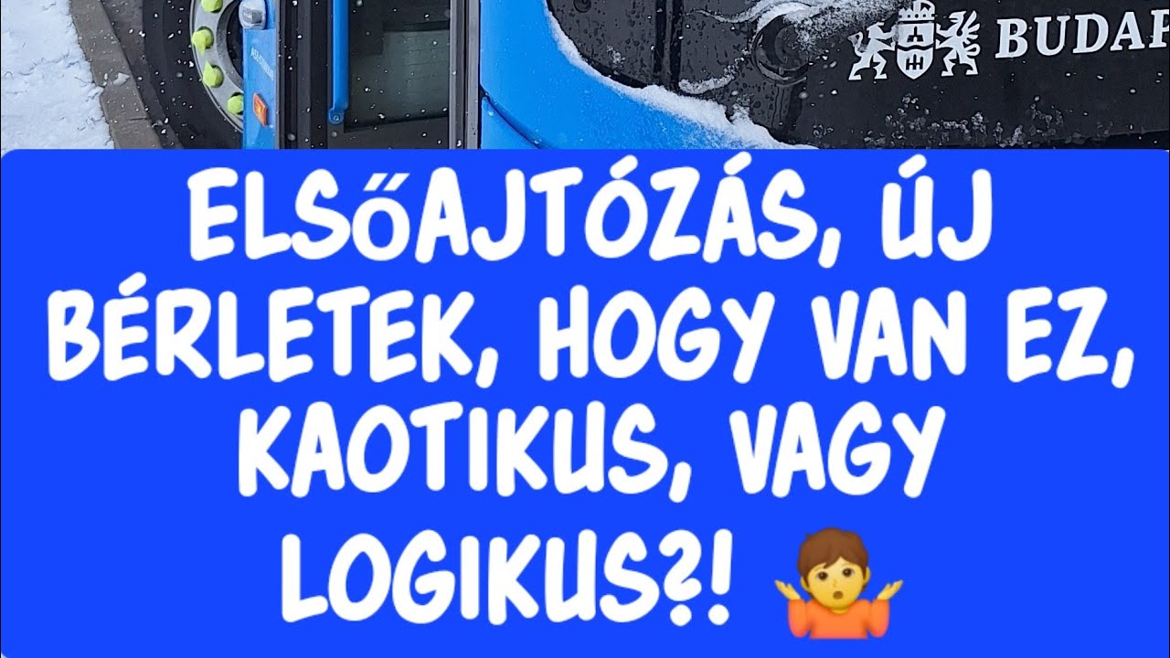 Kaotikus, vagy logikus?!🤷 #busz #budapest #elsőajtó #logika #kaotikus #hogyvanez