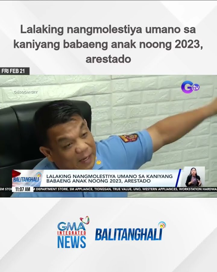 Lalaking nangmolestiya umano sa kaniyang babaeng anak noong 2023, arestado | Balitanghali
