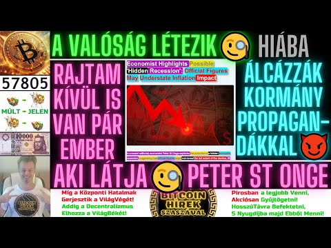 Bitcoin Hírek (2233)- A Valóság LétezikHiába Álcázzák Kormány PropaganákkalPeter St Onge is Látja