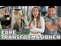 Die heftigsten Fitness Transformationen meiner Community | 300.000 Abonnenten Special!