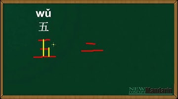 Learn Simple and Common Chinese Characters- Numbers 1 to 5