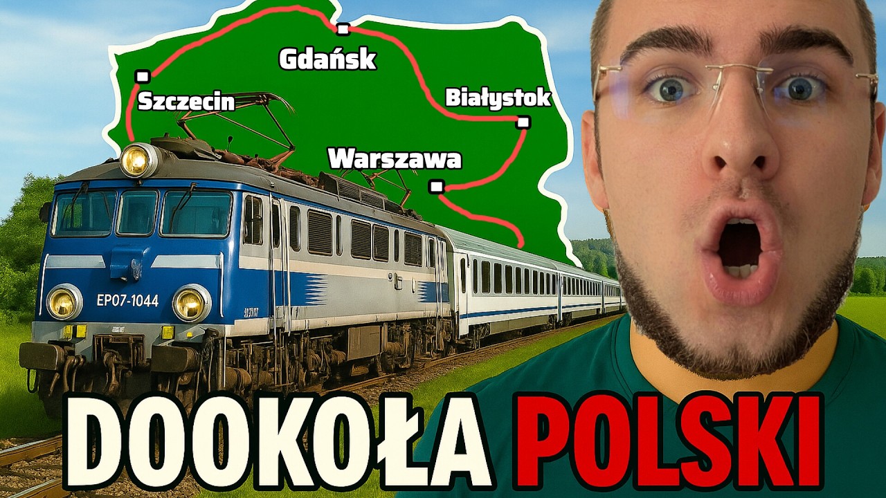POCIĄGIEM Dookoła POLSKI! *Moja najdłuższa podróż!*