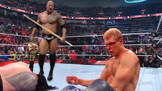 WWE 7 February 2024 Roman Reigns Vs The Rock Vs Cody Rhodes Vs All Full Match Highlights