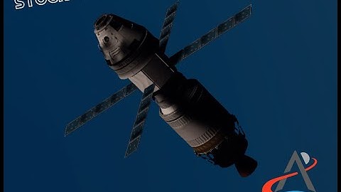 Stock Artemis 1 mission in Kerbal Space Program