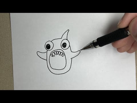How to draw Pinky Stiwie from Garten of Banban 3 Very Easy