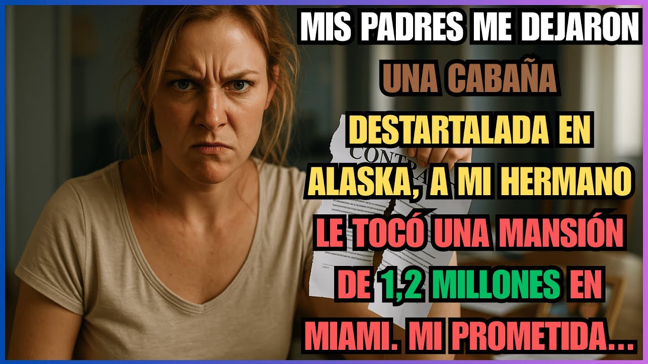 MIS PADRES ME DEJARON UNA CABAÑA DESTARTALADA EN ALASKA, A MI HERMANO LE TOCÓ UNA MANSIÓN DE 1,2...
