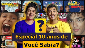 A HISTÓRIA do VOCE SABIA? - MAIS de 10 ANOS em 40 MINUTOS!