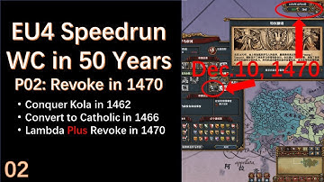 How to Revoke Privilege in 1470? EU4 Speedrun. World Conquest in 50 Years - P02