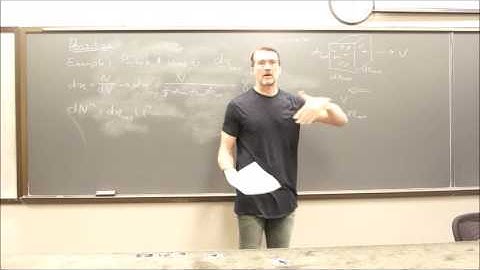 General Relativity Topic 9: Densities