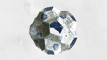 Modular Origami 30 units- Origami Little Turtle (Tomoko Fuse) (Silent)