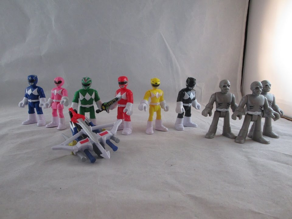 mini power ranger figures