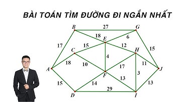 Bài toán tìm đường đi ngắn nhất trong đề Bến Tre
