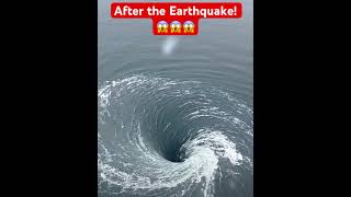 Caught on camera! #earthquake #mysterious #whirlpool  #nature #scary