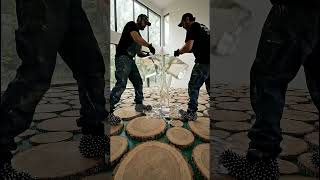 Most Satisfying Epoxy Floor Pour Ever