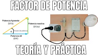 FACTOR DE POTENCIA. TEORÍA Y PRÁCTICA.