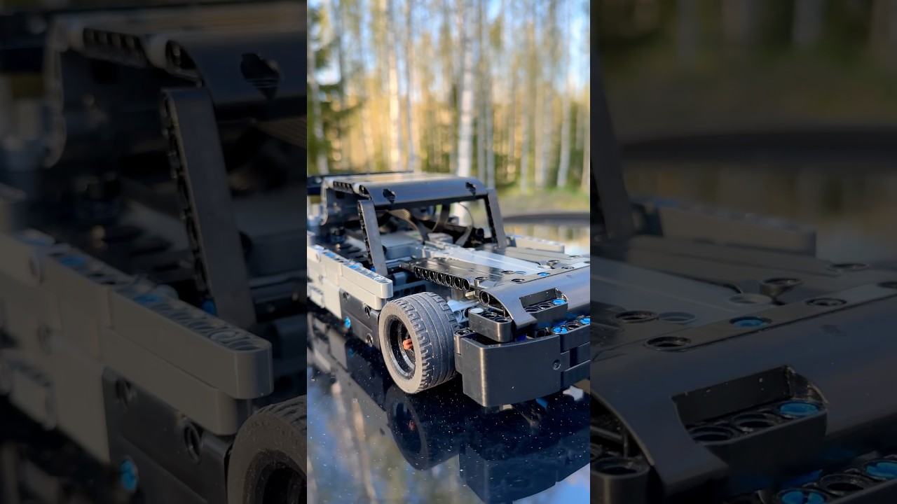 Custom LEGO Technic Control+ Sports Car in making