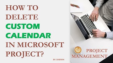 How to delete custom calendar in MS Project? | Project Management