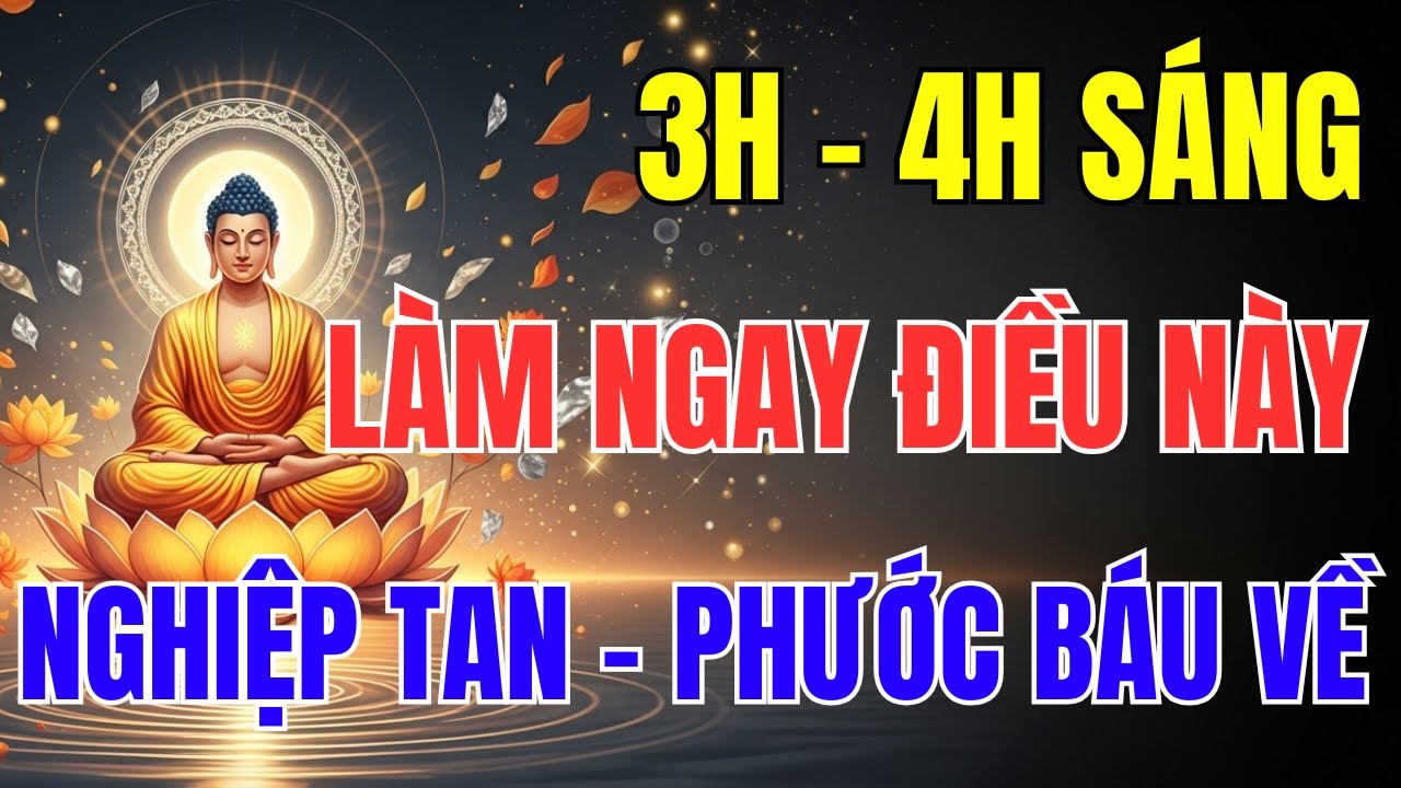 Khi Thức Giấc 3–4 Giờ Sáng – Hãy Làm Điều Này, Bệnh Tan, Nghiệp Giải, Phước Theo Về