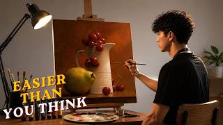 🎨 Can You Paint This Hyper Realistic Still Life? | Step-by-Step Acrylic Tutorial | #238 screenshot 3