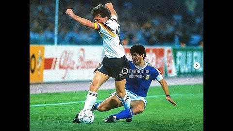 Copa do Mundo 1990 - Alemanha x Argentina (Final) com Galvão Bueno (Globo) jogo completo.
